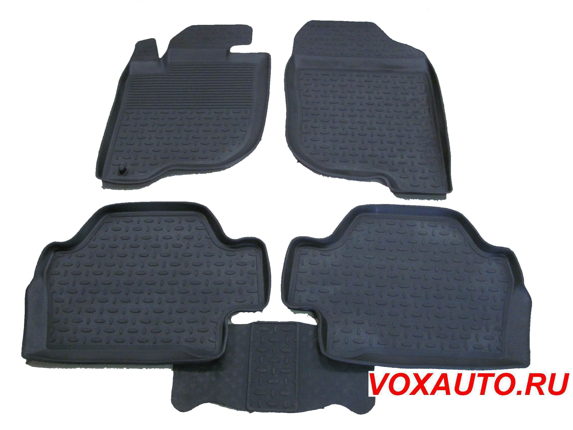 Коврики салона MITSUBISHI Pajero Sport 2010г- высокий борт резина Seintex